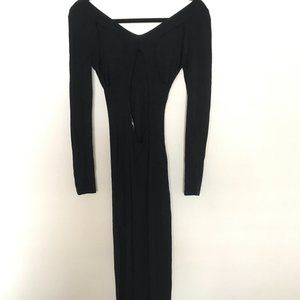 Lovers & Friends Cut-out dress with leg slit